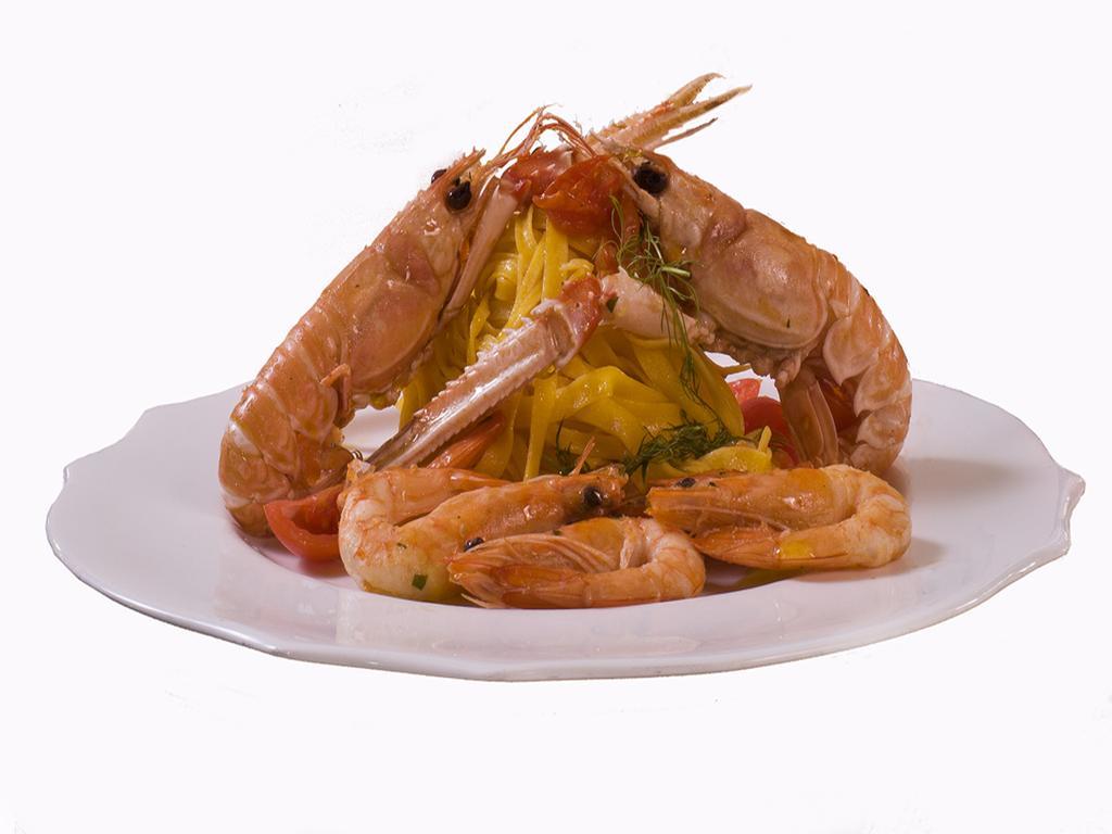 Hotel Vittoria Pesaro Dış mekan fotoğraf Shrimp and pasta